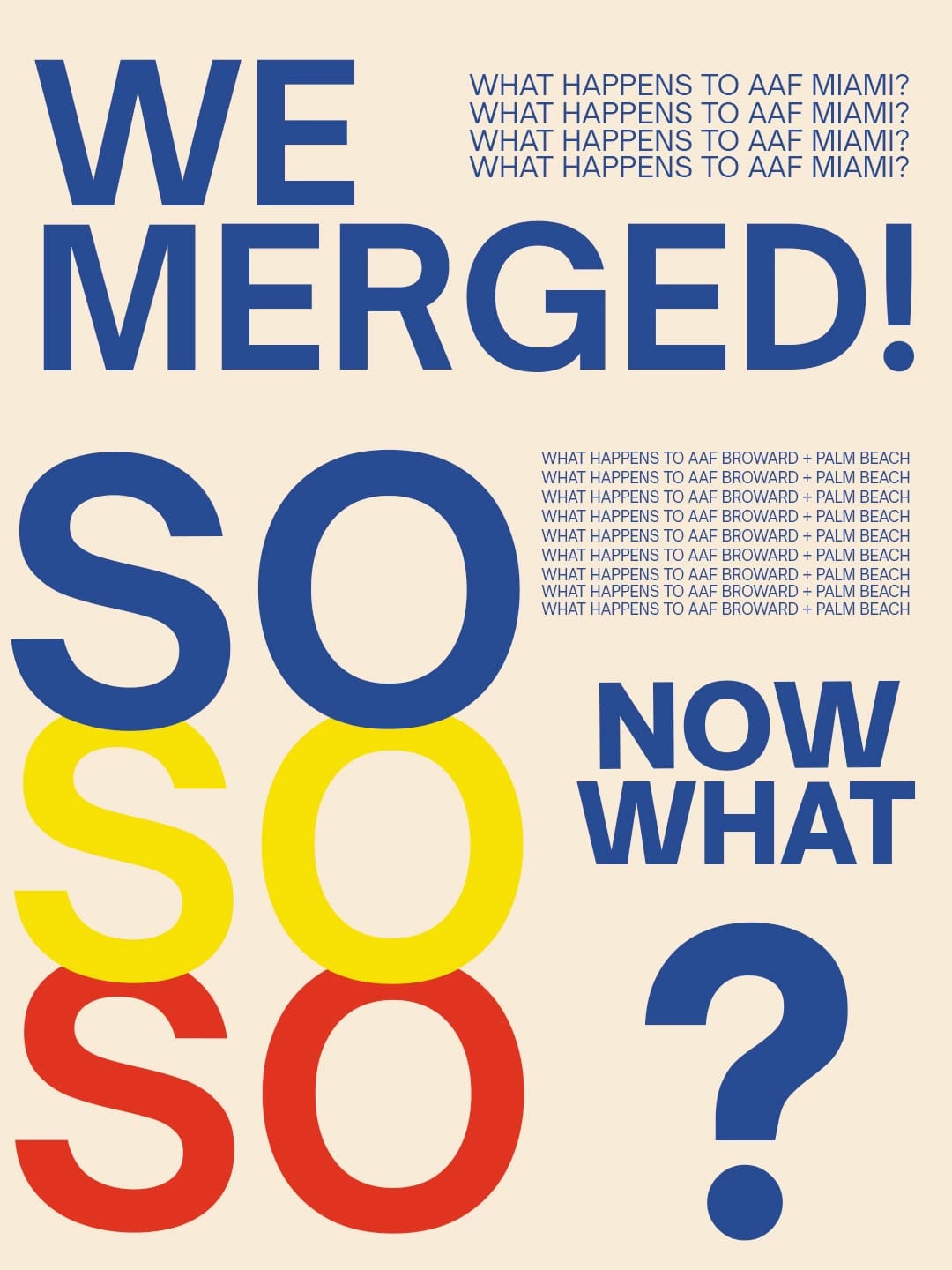 Poster: We merged! So now what?